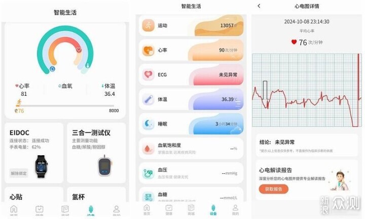 健康监测的新革命 圆道妙医心电手表_新浪众测