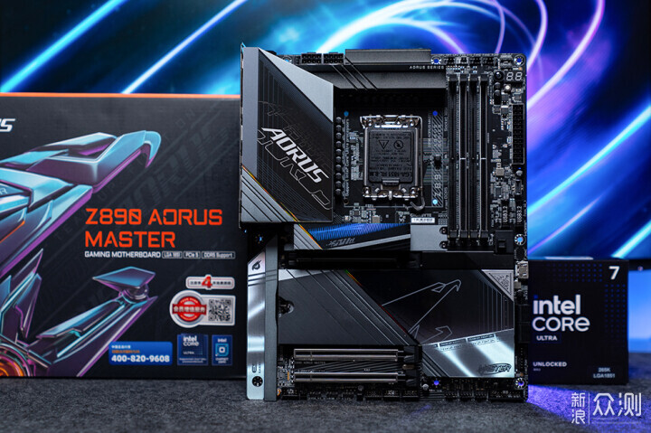 技嘉 Z890 AORUS MASTER 超级雕开箱评测_新浪众测