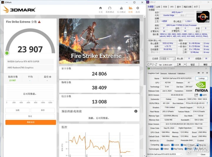 游戏利器！影驰RTX 4070S金属大师黑武士体验_新浪众测