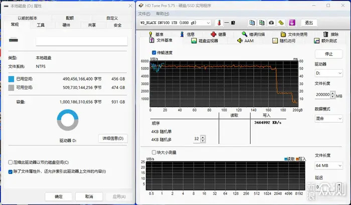 西部数据 WD_BLACK SN7100 NVMe SSD 开箱简测_新浪众测