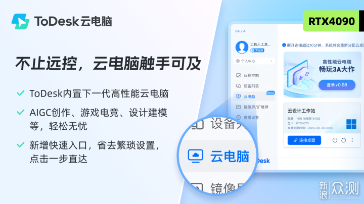 全面解析ToDesk云电脑：服务配置与应用场景_新浪众测