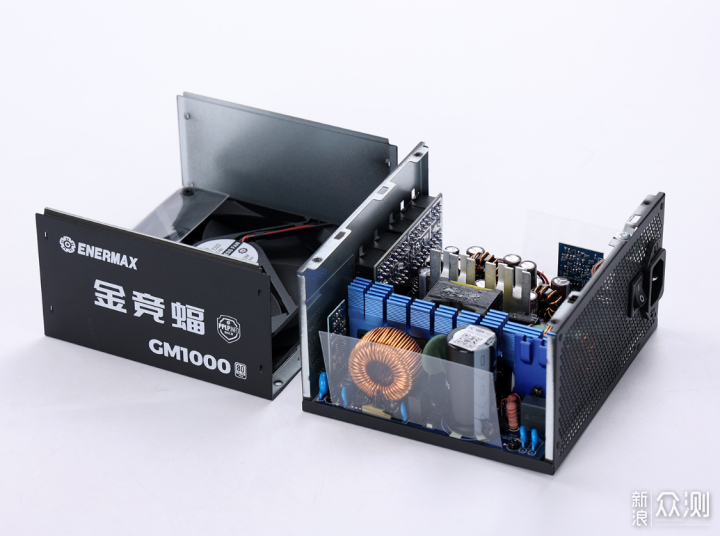 5090D用啥电源？安耐美金竞蝠GM1000W拆解实测_新浪众测