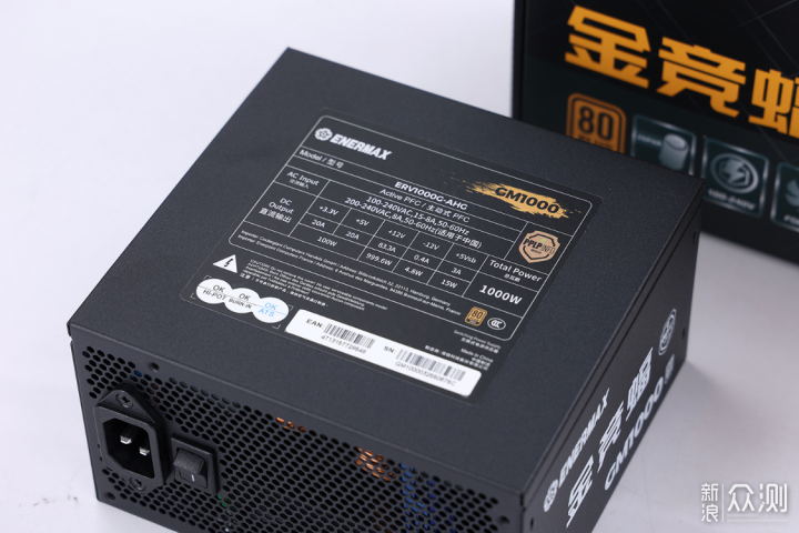 5090D用啥电源？安耐美金竞蝠GM1000W拆解实测_新浪众测