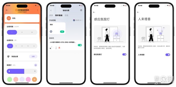 光影香氛缔造生活仪式感，米家智能香氛机套装_新浪众测
