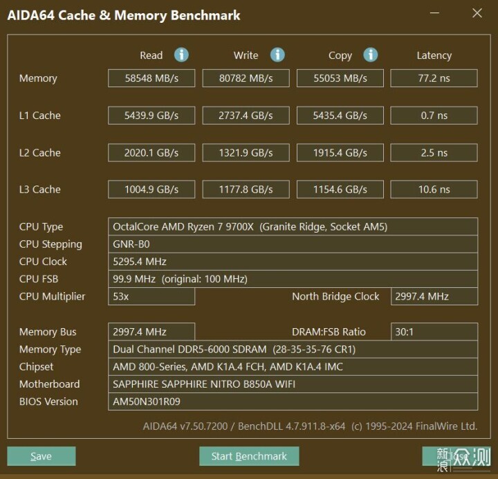 AMD首选海力士A-DIE：金百达星刃6000C28评测_新浪众测