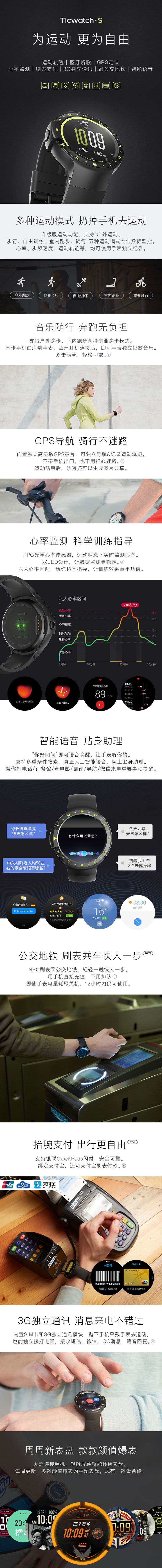 Ticwatch S智能手表免费试用,评测