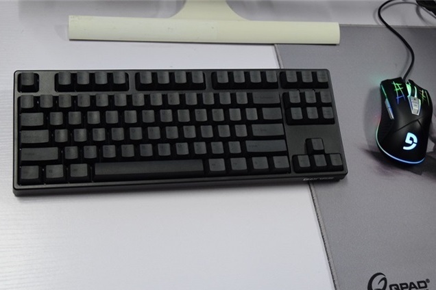 GANSS  GS87-D墨客黑双模版机械键盘开箱