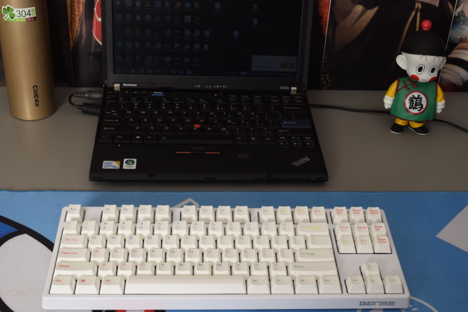 一把键盘，两套键帽，GANSS GS87-D键盘晒物