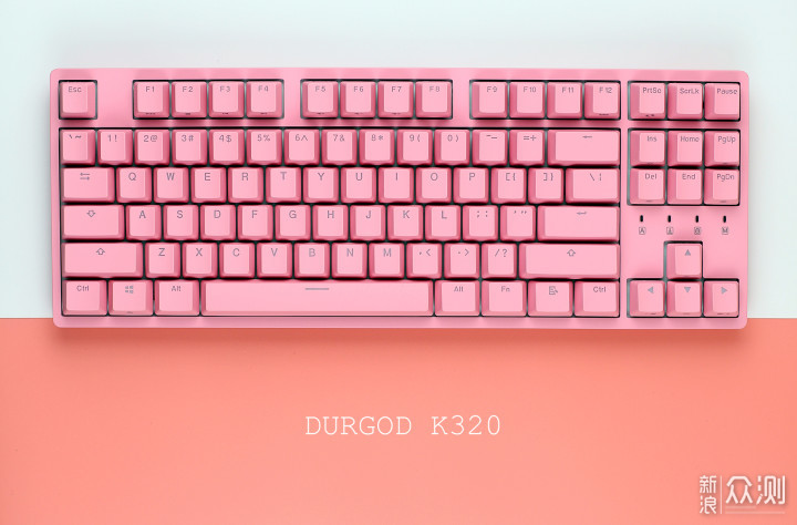 妹子专属,杜伽k320粉色白光版机械键盘体验