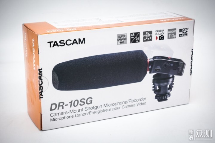 最适合Vlog创作者的枪式麦克风TASCAM DR-10SG_新浪众测