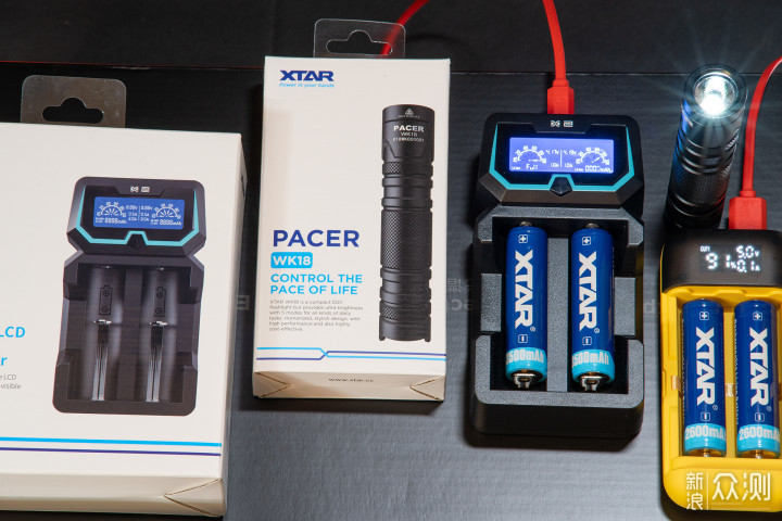 XTAR照明充电礼包（X2充电器与小电筒）开箱_新浪众测