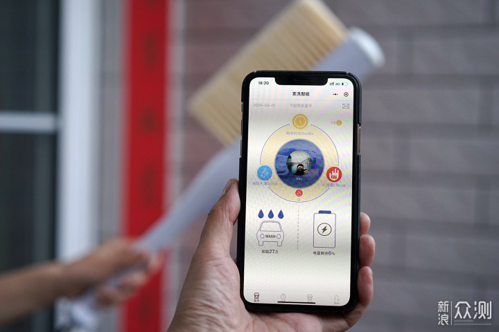 单手操控还能置于车尾箱，素洗便携洗车器体验_新浪众测