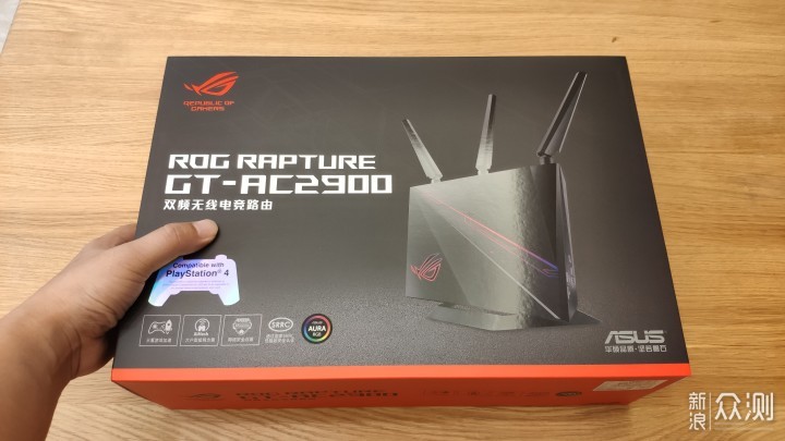 自带RGB灯效的路由器 ROG GT-AC2900电竞路由_新浪众测