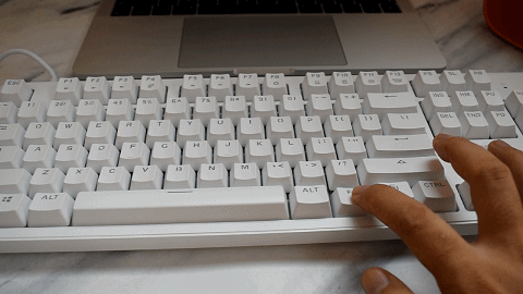 提升办公效率的高颜值机械键盘：雷柏MT710_新浪众测