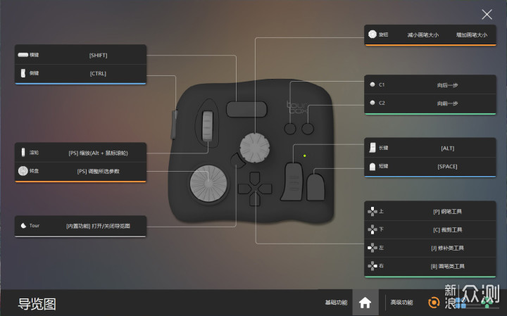 用TourBox快捷键控制器提高生产力软件的效率_新浪众测