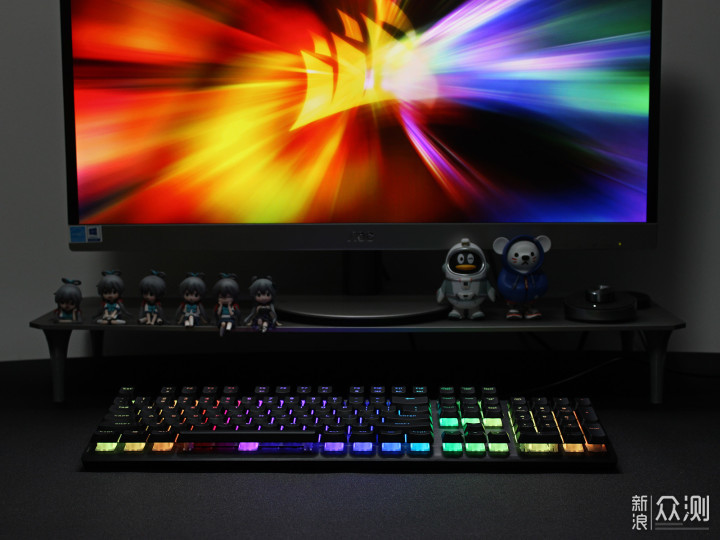 VIOLA新轴体验海盗船K60 RGB Pro机械键盘分享_新浪众测