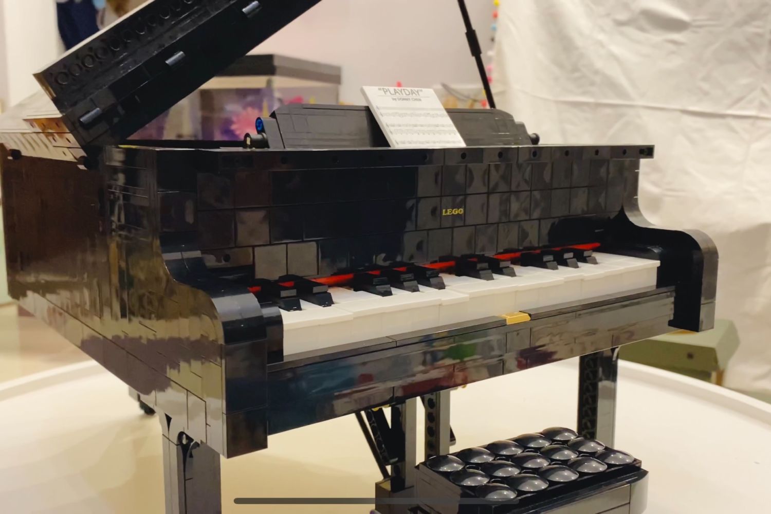 这就是你们想要的 LEGO 乐高钢琴？