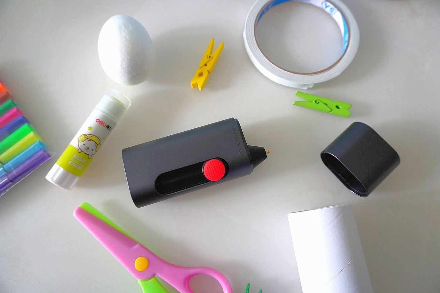 wowstick锂电迷你热熔胶笔，小巧便携DIY工具