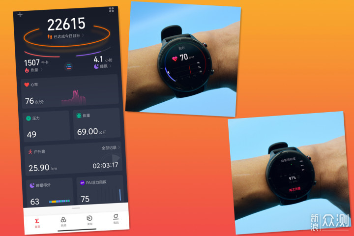 颜值虽非正义但的确可圈可点—Amazfit GTR 2e_新浪众测