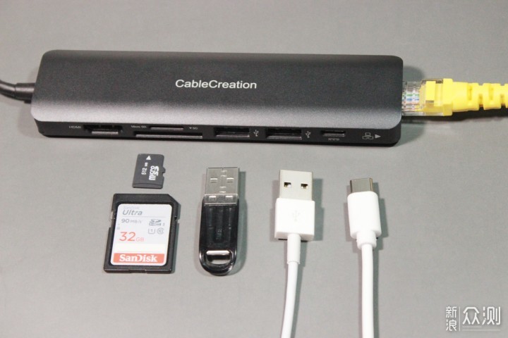 一次性解决七种烦恼Cable Creation拓展坞开箱_新浪众测