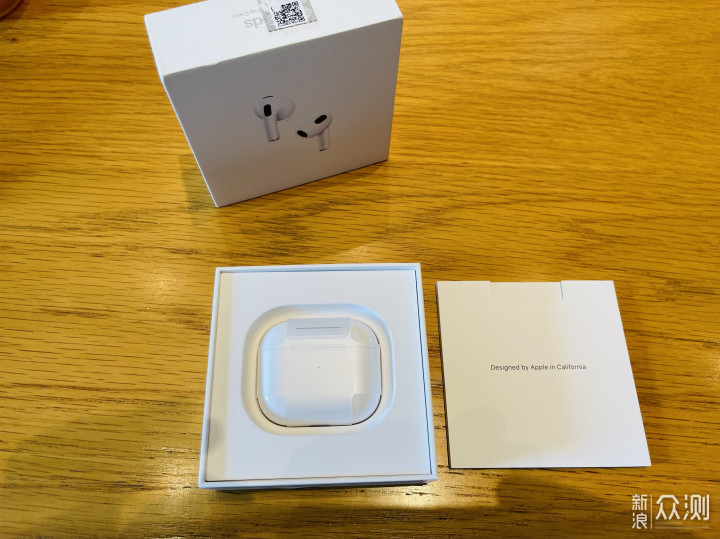 apple(苹果)airpods 3真无线蓝牙耳机