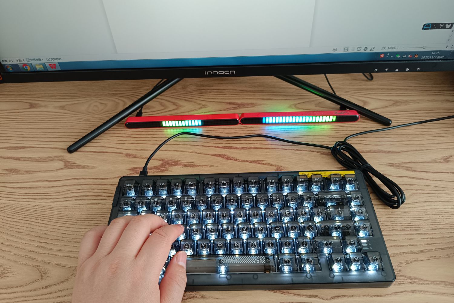 颜值手感都NICE的达尔优A81 有线机械键盘