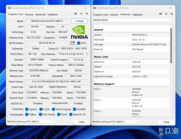 RTX 3060 Ti GDDR6X星曜OC评测—3070青春版_新浪众测