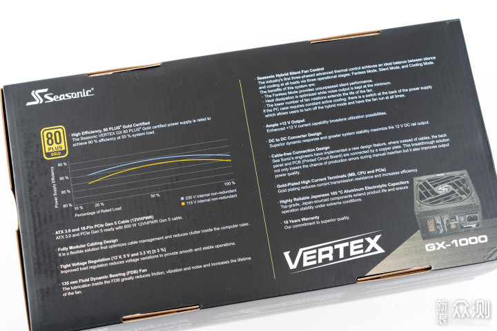 新一代ATX3.0电源——海韵VERTEX峰睿开箱小测_新浪众测