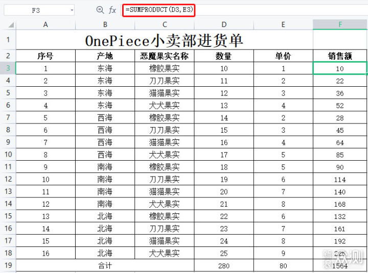 SUM开头的Excel函数（三）_新浪众测