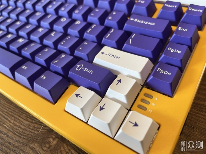 达尔优A81三模机械键盘：湖人配色，超强手感_新浪众测