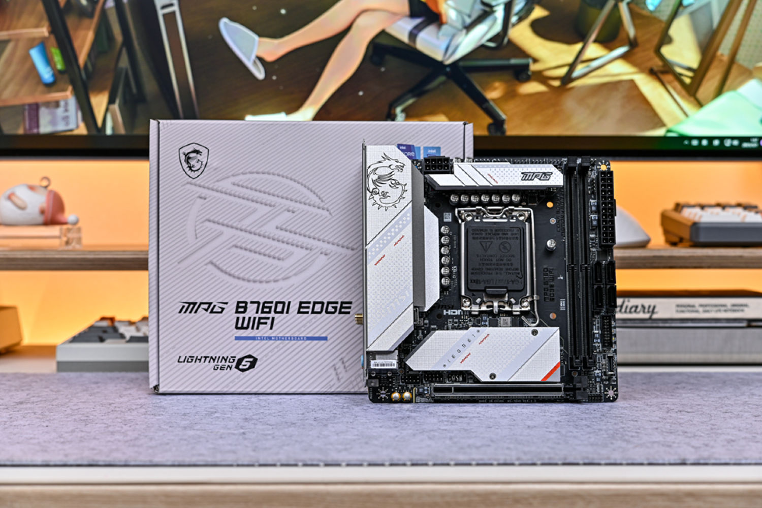 微星 MSI MPG B760I EDGE WIFI 刀锋开箱简测
