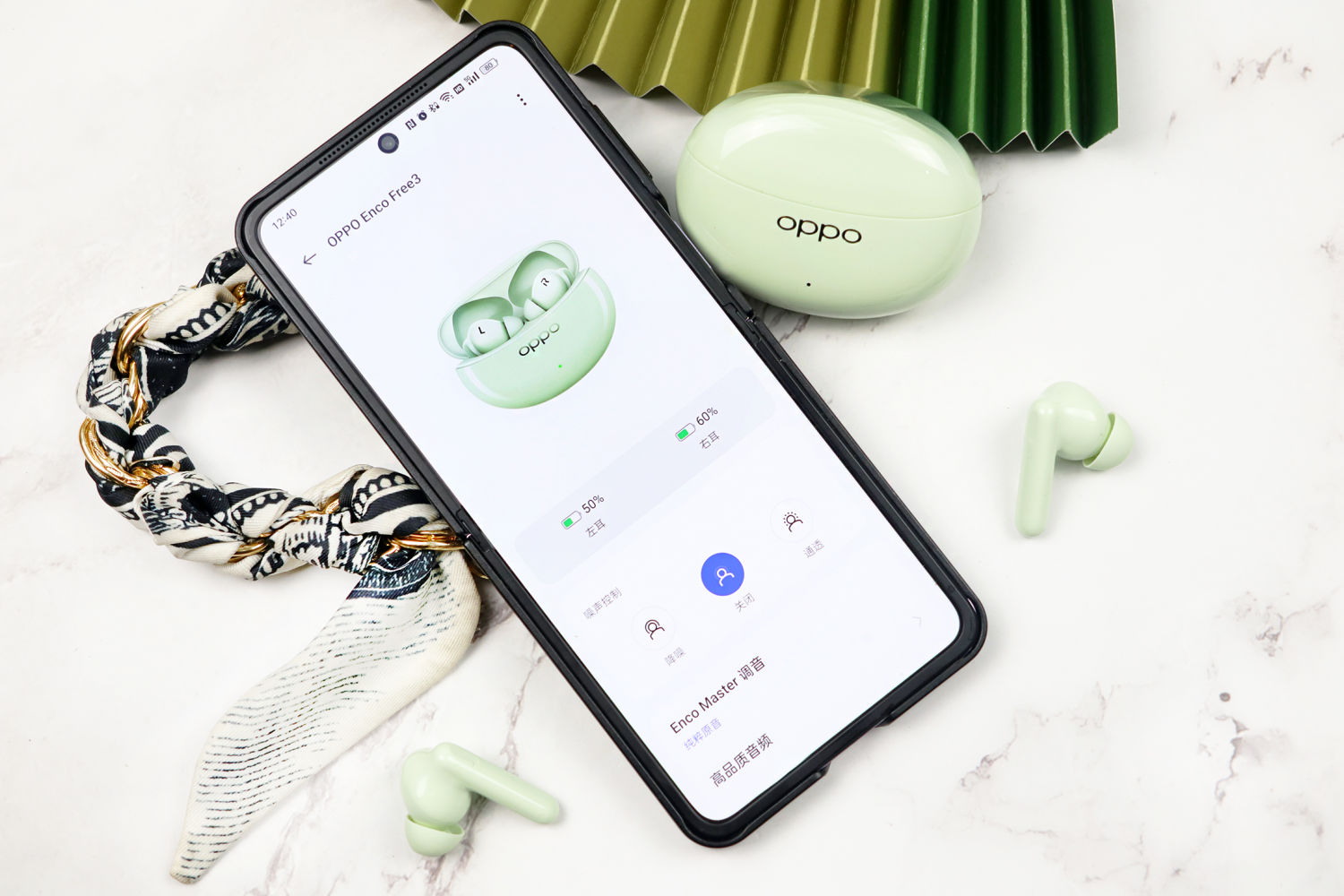 竹纤维振膜 超纯净音色——OPPO Enco Free3