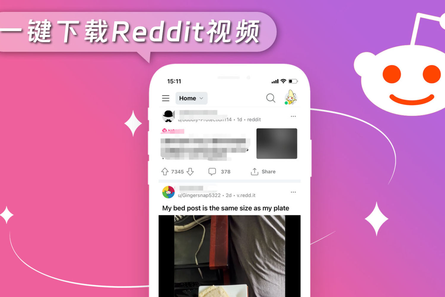 简单三步保存reddit红迪视频到手机相册！