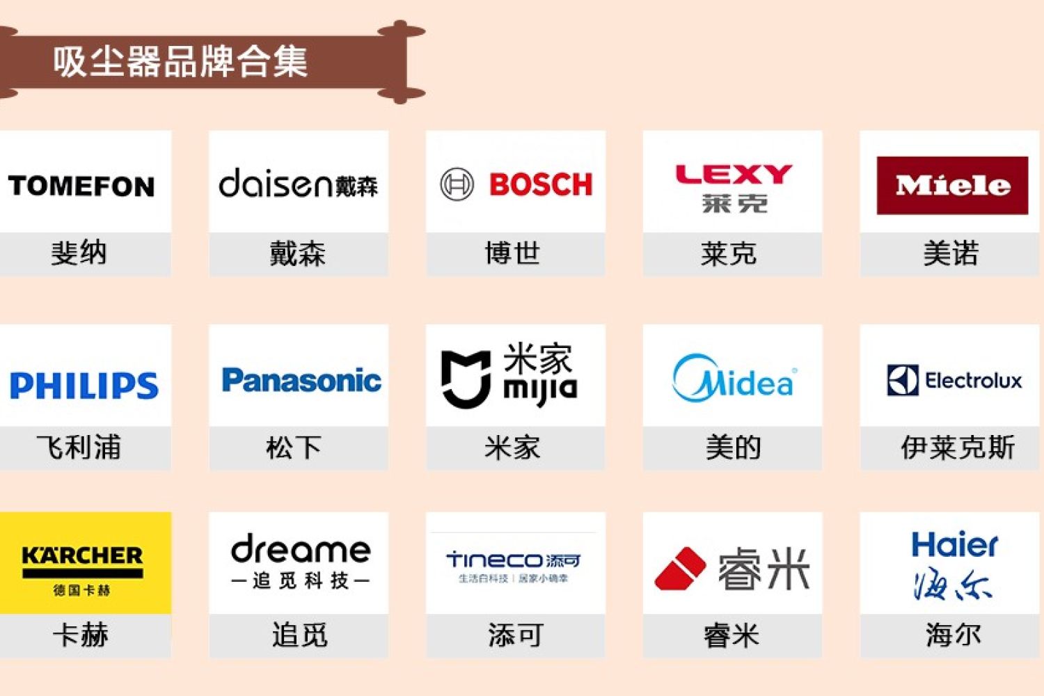 家用吸尘器什么牌子好？十大吸尘器品牌排行榜