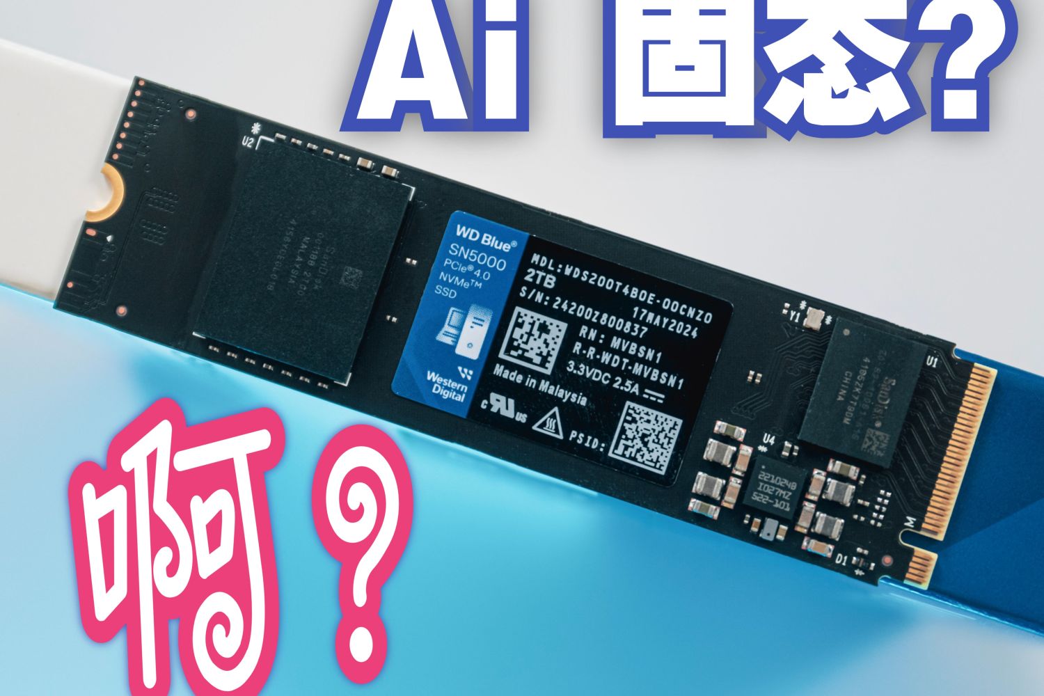 固态硬盘也Ai？WD Blue SN5000【非常规】测评