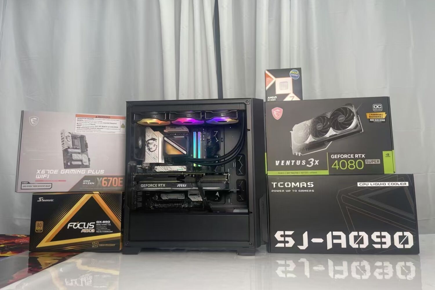 AMD 锐龙 R7 7800X3D 处理器 两万级别主机