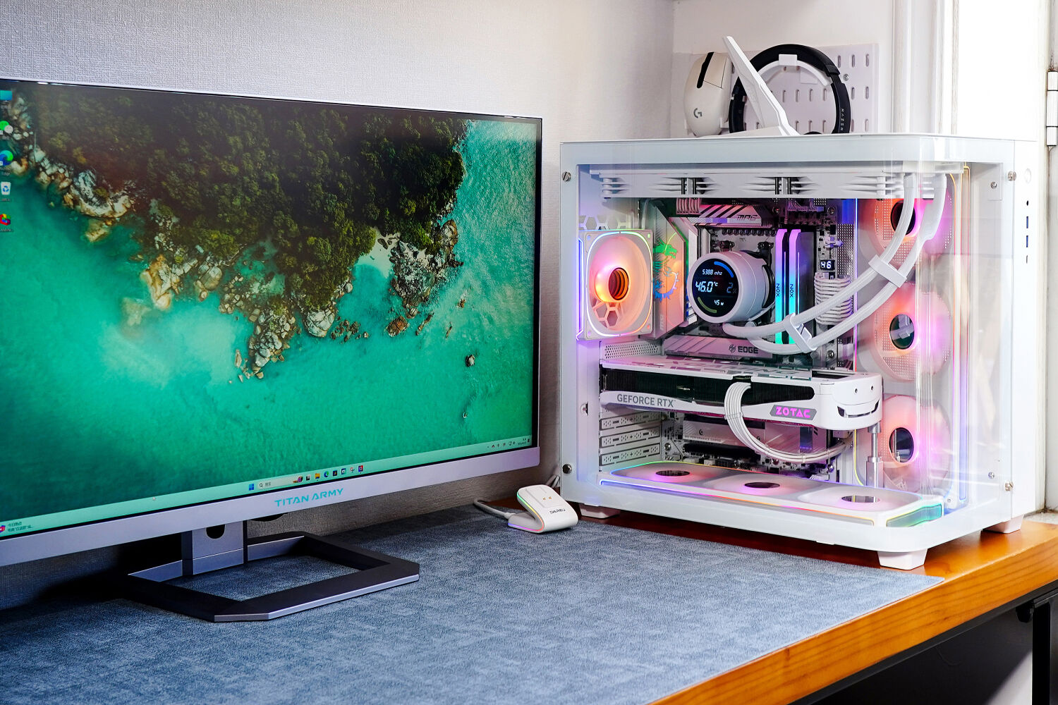 618装白色海景房主机，9900X+5070Ti两头都顾